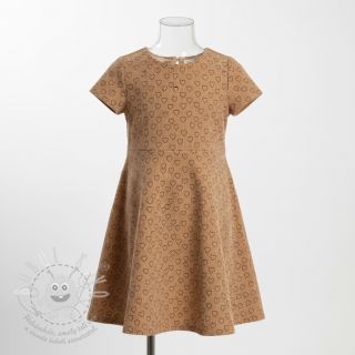 Manšestr STRETCH Little love sand