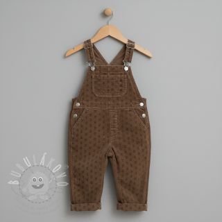 Manšestr STRETCH Little bunny taupe