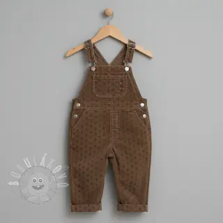 Manšestr STRETCH Little bunny taupe