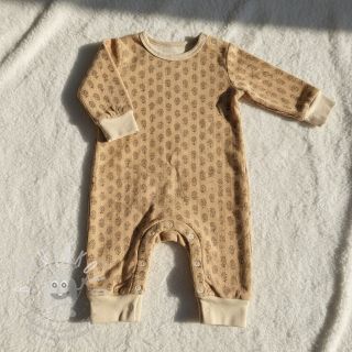 Manšestr STRETCH Little flower sand