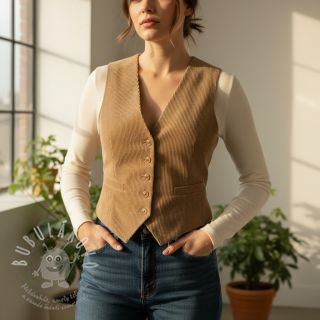 Manšestr STRIPE beige