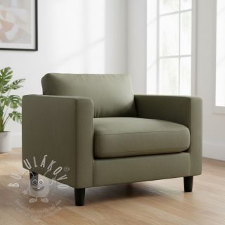 CANVAS STONEWASHED army green