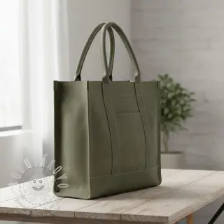CANVAS STONEWASHED army green