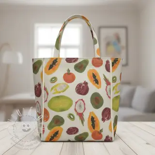 Dekorační látka Linenlook Fruit digital print