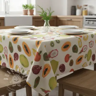 Dekorační látka Linenlook Fruit digital print