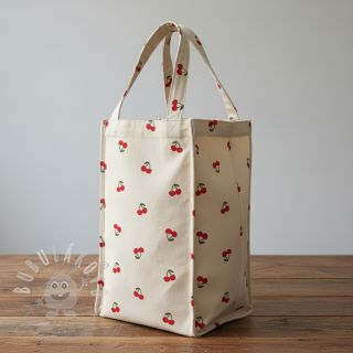 Dekorační látka Linenlook Cherries natural