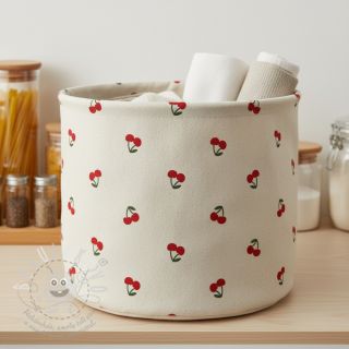 Dekorační látka Linenlook Cherries natural