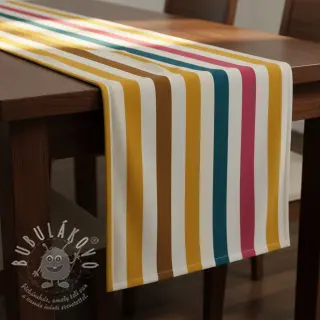Dekorační látka Stripes multicolour design B