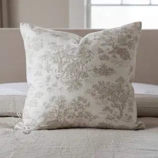 Dekorační látka jacquard MACASSAR alover lin