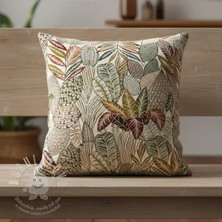 Dekorační látka jacquard Egypte blanc