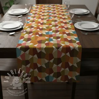 Dekorační látka jacquard Mustang multi