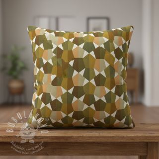 Dekorační látka jacquard Mustang gold