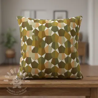 Dekorační látka jacquard Mustang gold