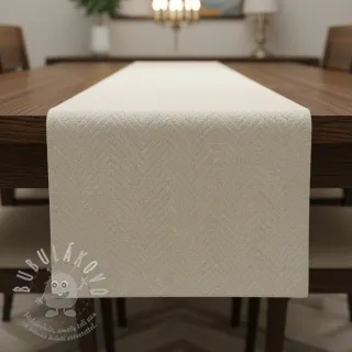 Dekorační látka jacquard Saxo ecru