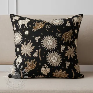 Dekorační látka jacquard Pygmalion noir
