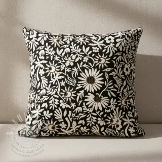 Dekorační látka jacquard Sunlight noir