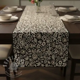 Dekorační látka jacquard Sunlight noir