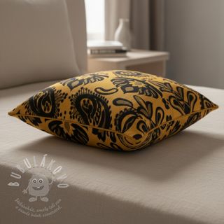 Dekorační látka jacquard Baccara gold