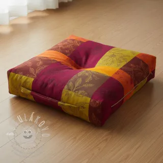 Dekorační látka FRENCH TABLE CLOTH JACQUARD Cabosse allover harissa