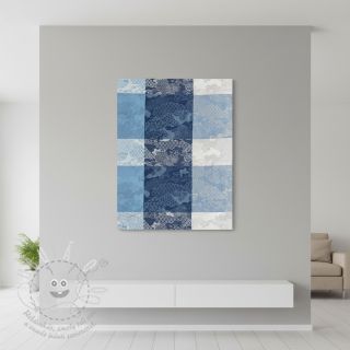 Dekorační látka FRENCH TABLE CLOTH JACQUARD Niwa allover indigo