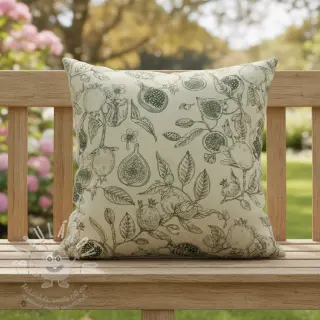 Dekorační látka RUSTIC VINTAGE PRINT Granata kaki