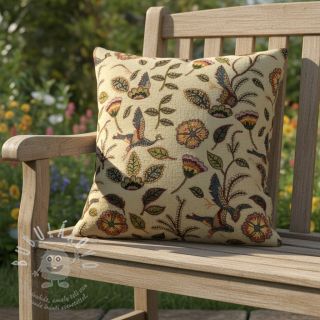 Dekorační látka GOBELIN PREMIUM Primal Birdscape Art design B