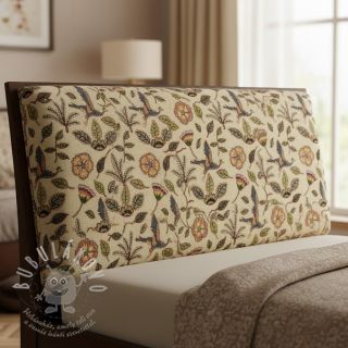 Dekorační látka GOBELIN PREMIUM Primal Birdscape Art design B