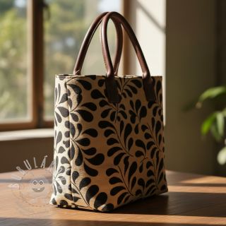 Dekorační látka GOBELIN PREMIUM Drop Wave Branch design B