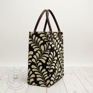 Dekorační látka GOBELIN PREMIUM Drop Wave Branch design A