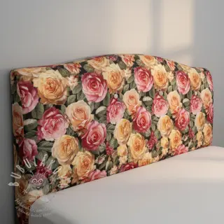 Dekorační látka VELVET Romantic Rose Charm