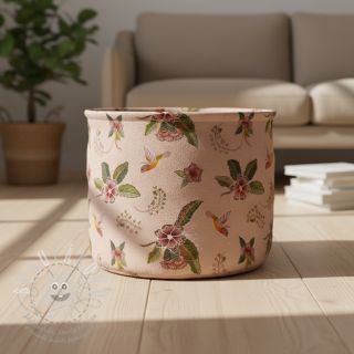 Dekorační látka Floral Kolibri Art digital print