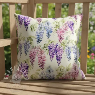 Dekorační látka Serene Wisteria Charm digital print