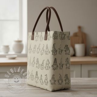 Dekorační látka Linenlook premium Tomte Jolly Line