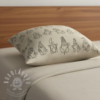 Dekorační látka Linenlook premium Tomte Jolly Line