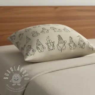 Dekorační látka Linenlook premium Tomte Jolly Line