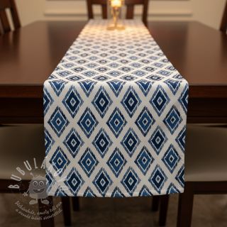 Dekorační látka premium Rhombus navy