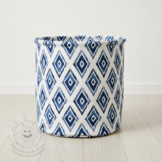 Dekorační látka premium Rhombus navy