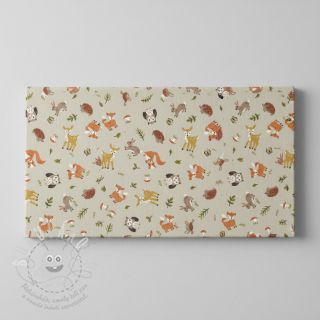 Dekorační látka Linenlook premium Forest Friend Animal