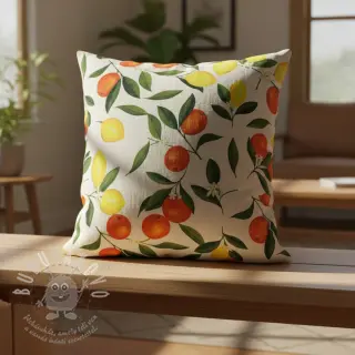 Dekorační látka s teflonovou úpravou Citrus Fruit