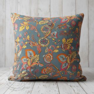 Dekorační látka jacquard Inaya ciel