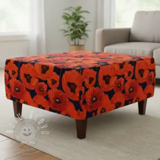 Dekorační látka s teflonovou úpravou POPPY GARDEN