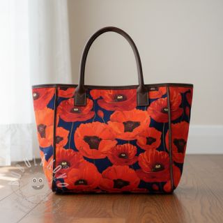 Dekorační látka s teflonovou úpravou POPPY GARDEN