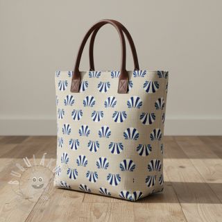 Dekorační látka Linenlook Seashell blue