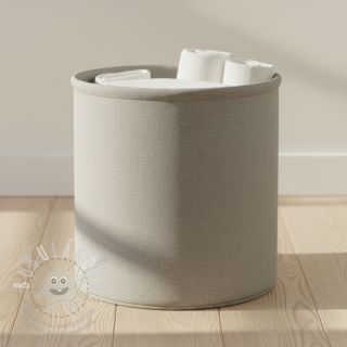 Dekorační látka Linenlook PLAIN soft grey