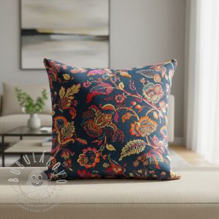 Dekorační látka jacquard Inaya bleu