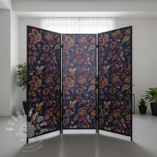Dekorační látka jacquard Inaya bleu