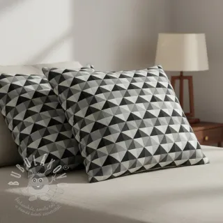 Dekorační látka GOBELIN PREMIUM Triangle graphic art