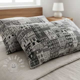 Dekorační látka GOBELIN PREMIUM City canal house