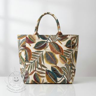 Dekorační látka jacquard Cacao allover multico