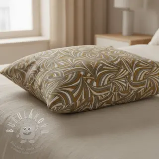 Dekorační látka jacquard Tamise gold